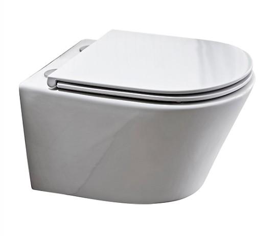 Alterna IMAGE Compact væghængt toilet 470x360x350 mm Rimless