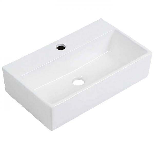 Lavabo Boxo 1080 SLIM 50 håndvask t/væg eller bord - 1 hanehul