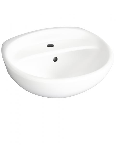 Gustavsberg Estetic 50 håndvask t/væg - Hvid - 1 hanehul - Ceramic+ Gustavsberg Estetic 50 håndvask t/væg - Hvid - 1 hanehul - Ceramic+