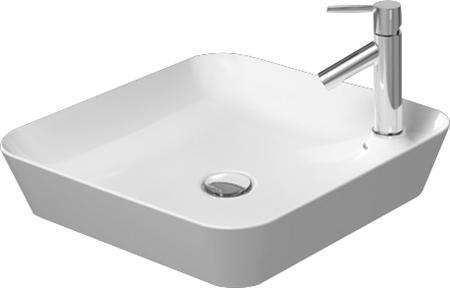 Duravit Cape Cod 46 fritstående bowlevask - 1 hanehul - Uden overløb - Wondergliss