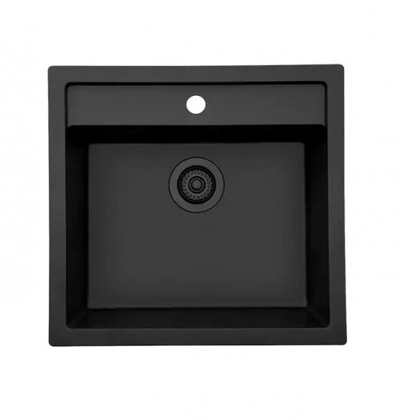 Lavabo Jupiter 60 kompositvask - Antracit-sort/sort