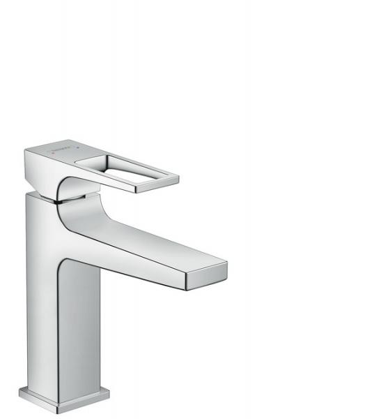 Hansgrohe Metropol 110 håndvaskarmatur m/bøjlegreb - Push open bundventil Krom