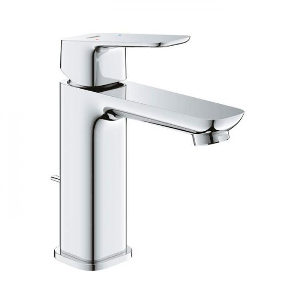 Grohe Cubeo M håndvaskarmatur m/løft-op bundventil - Krom Grohe Cubeo M håndvaskarmatur m/løft-op bundventil - Krom