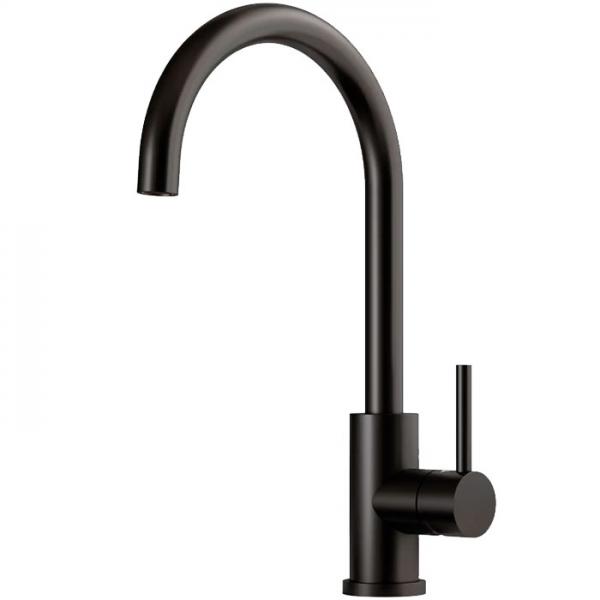 Lavabo Kubus 140 RS Round køkkenarmatur - Mat sort