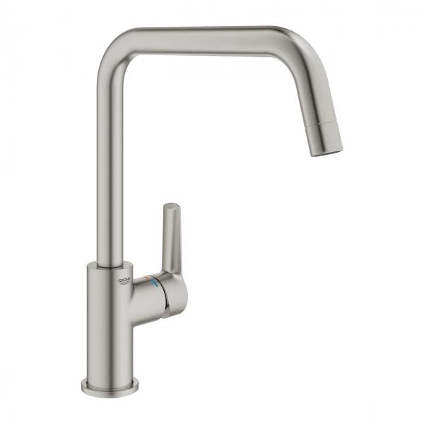 Grohe Start køkkenarmatur m/L-tud - Steel