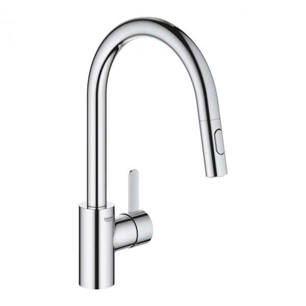 Grohe NEW Eurosmart Cosmopolitan køkkenarmatur m/udtræk  - Krom