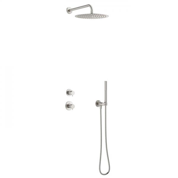 Damixa Iris DS 1 brusesystem til indbygning - Steel