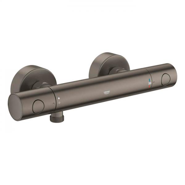 Grohe Grohtherm 800 Cosmopolitan brusearmatur m/termostat - Børstet Hard Graphite Grohe Grohtherm 800 Cosmopolitan brusearmatur m/termostat - Børstet Hard Graphite