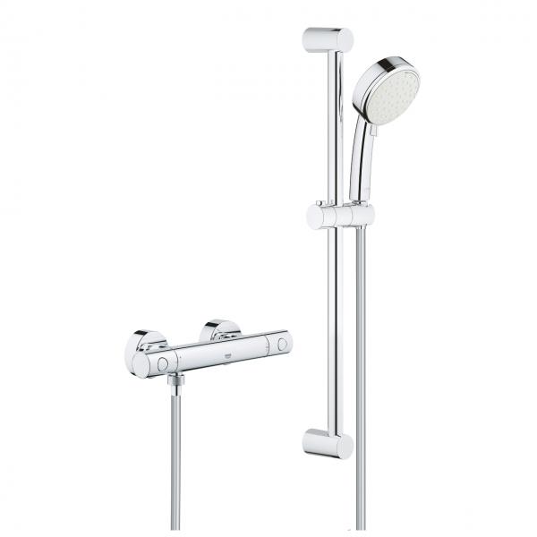 Grohe Grohterm 800 Cosmopolitan brusesystem - Krom