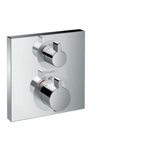 Hansgrohe Ecostat Square indbygningsarmatur - 2 udtag - Krom