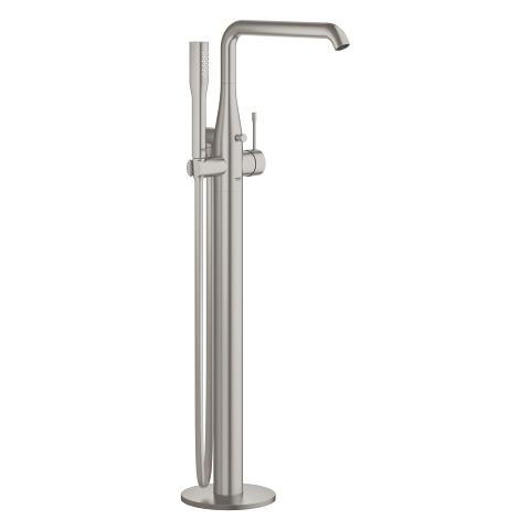 Grohe Essence fritst&aring;ende badekararmatur - Steel
