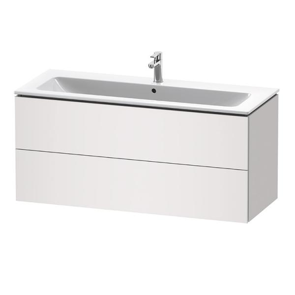 Duravit L-Cube 120 underskab m/2 skuffer - Hvid mat