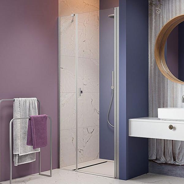 Strømberg Noma 45 svingdør m/sidepanel 1000mm - Højre - Steel Strømberg Noma 45 svingdør m/sidepanel 1000mm - Højre - Steel