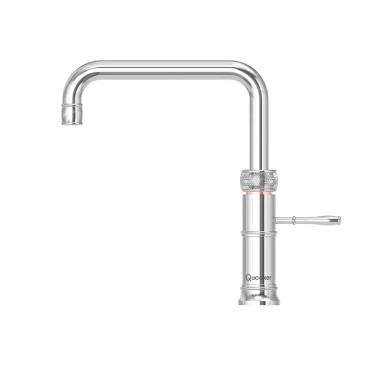 Quooker Classic Fusion Square køkkenarmatur m/3 liters beholder - Krom