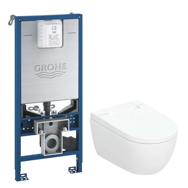 Geberit AquaClean Alba bidet toilet m/Grohe SLX cisterne