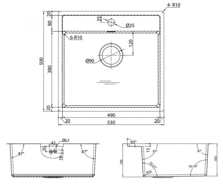 Lavabo Nexus 60 køkkenvask m/køkkenarmatur - Steel