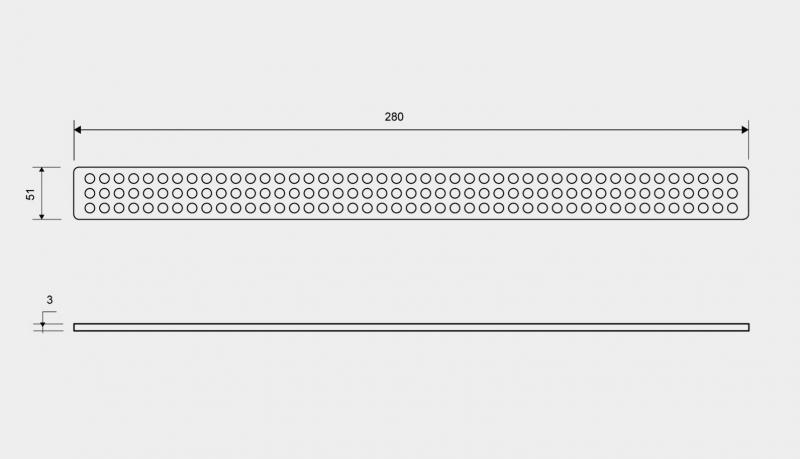 Unidrain Classic rist - 300mm