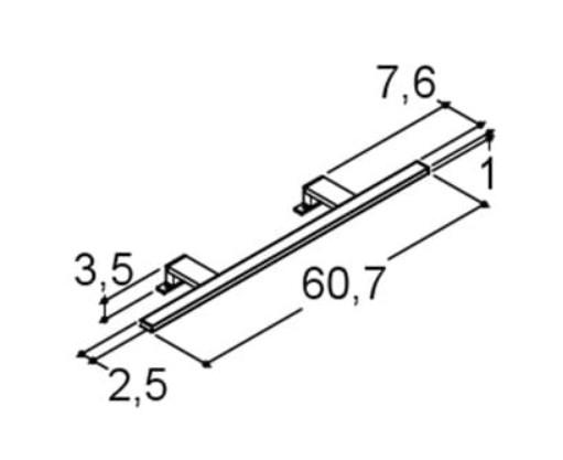 Dansani Mido Libra LED lampe - Krom