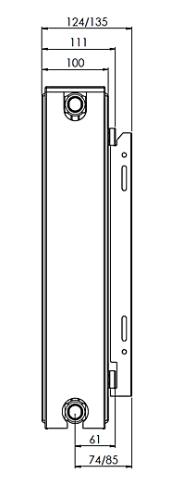 Altech C4 radiator 22 - 500 x 400 mm