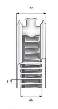 Outlet - Purmo Plan Ventil Compact FCV 21 Højde 600 x 1600 Outlet - Purmo Plan Ventil Compact FCV 21 Højde 600 x 1600