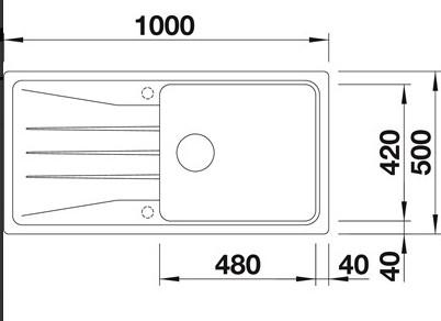 Blanco Sona XL6S køkkenvask - Antracit