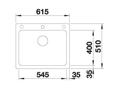 Blanco Naya 6 UX køkkenvask - Soft white