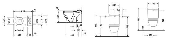 Duravit Starck 3 toilet uden cisterne