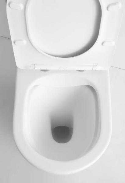 Lavabo Studio Back-To-Wall toilet m/soft close sæde Rimless - Hvid