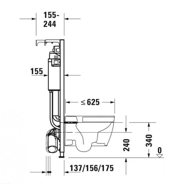 Duravit DuraSystem indbygningscisterne