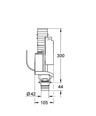 Grohe Rapid AV1 bundventil