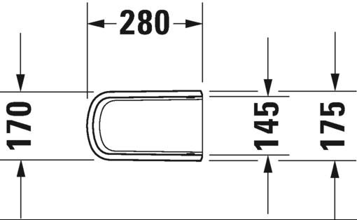 Duravit No. 1 halvsøjle