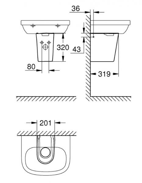 Grohe Essence Halvsøjle