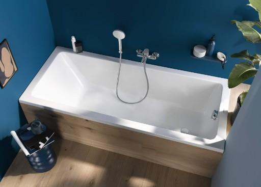 Duravit No.1 badekar t/indbygning - 150 x 70 - 1 ryglæn