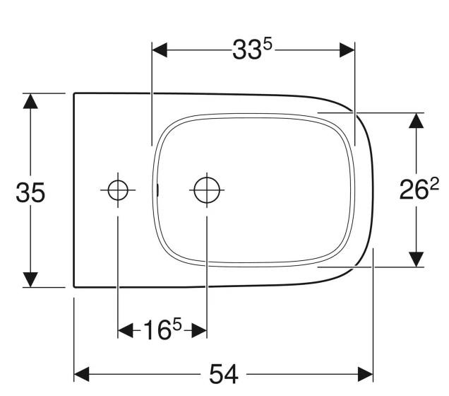 Geberit Smyle Square gulvstående bidet