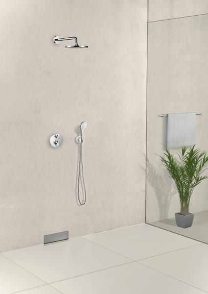 Hansgrohe Ecostat S komplet brusesystem til indbygning