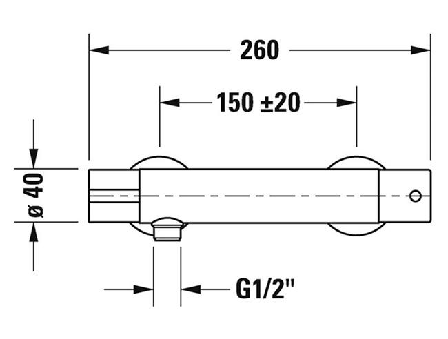 Duravit B.1 termostatarmatur