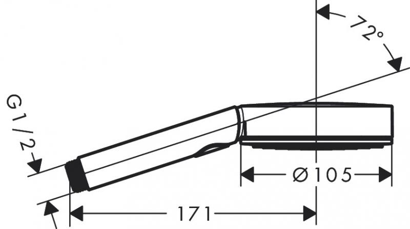 Hansgrohe Pulsify Select S 3jet Activation håndbruser - Krom