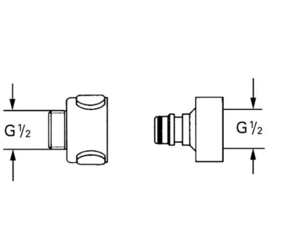 Grohe relexa groheclick kobling