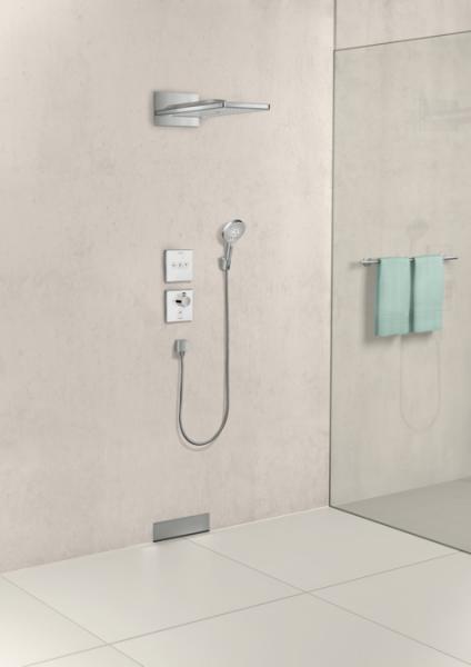 Hansgrohe FixFit Square slangeudtag - Mat hvid