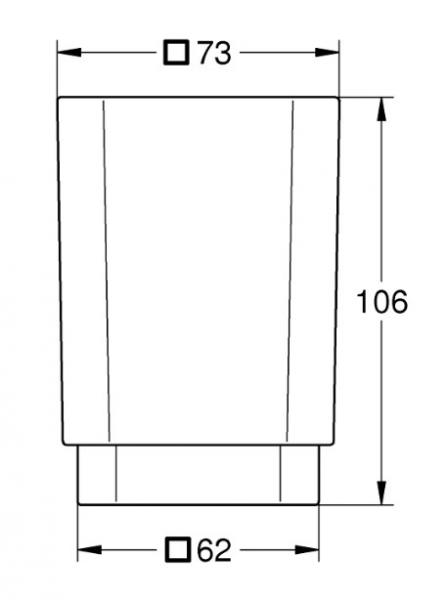 Grohe Selection Cube glas