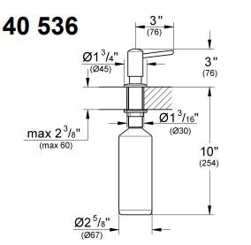 Grohe Contemporary sæbedispenser til køkkenvask - Krom