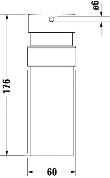 Duravit Starck T sæbedispenser - Krom