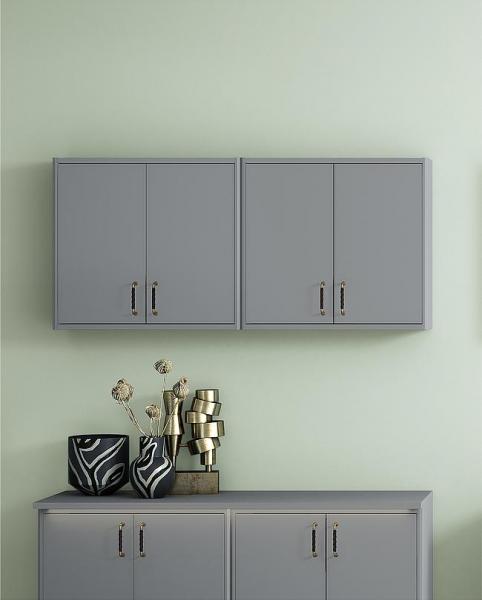 Gustavsberg Graphic vægskab - Lille dybde - Grå mat Gustavsberg Graphic vægskab - Lille dybde - Grå mat