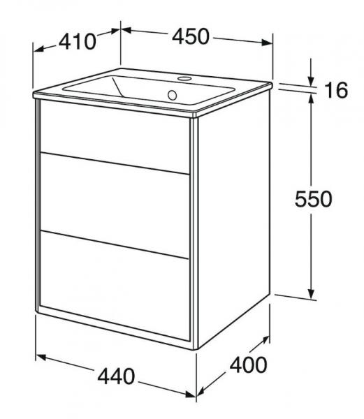 Gustavsberg Graphic 45 møbelsæt - Beige Gustavsberg Graphic 45 møbelsæt - Beige