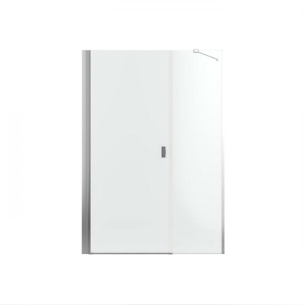 Strømberg Noma 45 svingdør m/sidepanel 1000mm - Venstre - Krom Strømberg Noma 45 svingdør m/sidepanel 1000mm - Venstre - Krom