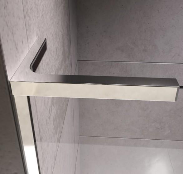 Strømberg Walk-in 305 fast brusevæg 70 cm - Højre - Klar glas/krom Strømberg Walk-in 305 fast brusevæg 70 cm - Højre - Klar glas/krom