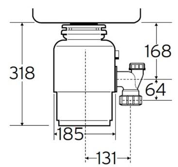 Insinkerator køkkenkværn 66