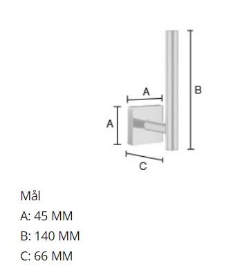 Smedbo House reservepapirholder - Mat sort