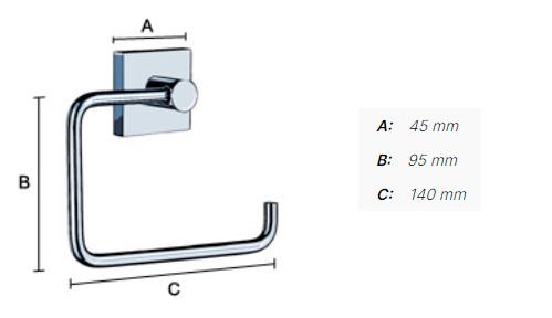 Smedbo House toiletpapirholder - Krom