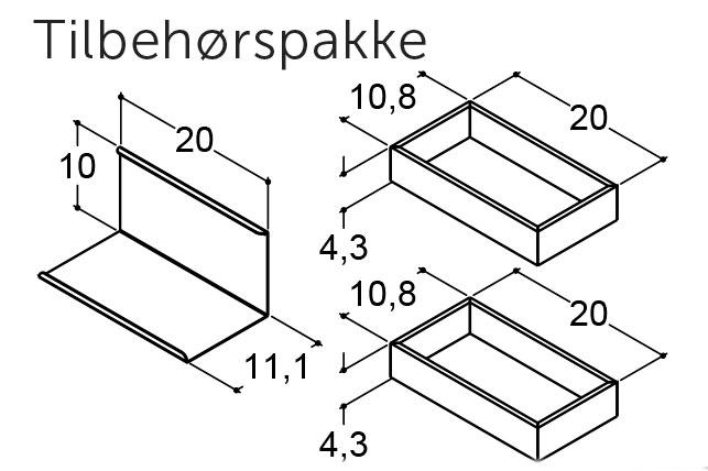 Dansani YOU Spejlskabsindretningspakke